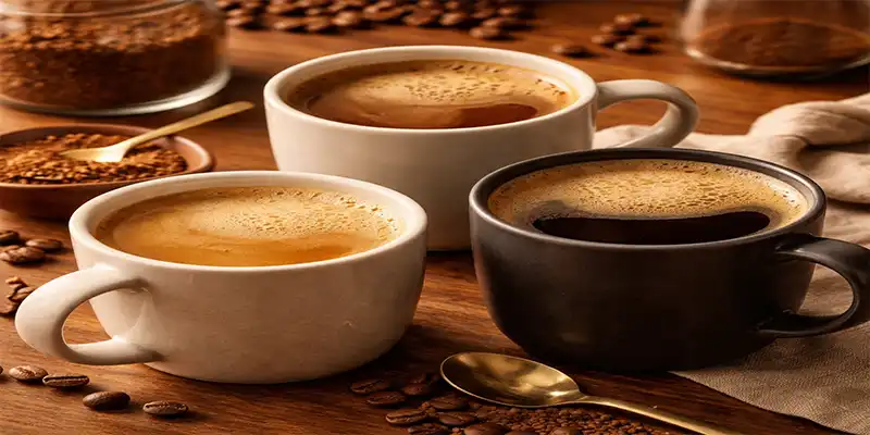 تفاوت قهوه فوری گلد، کلاسیک و اسپرسو فوری